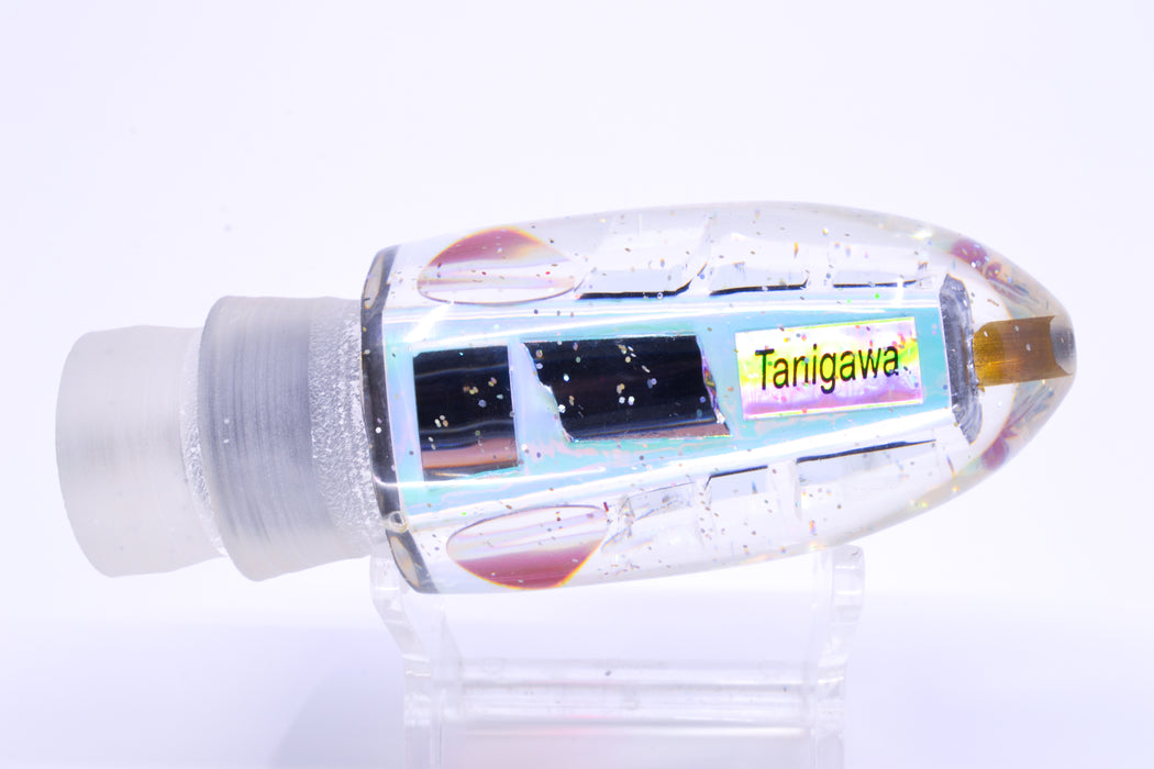 Tanigawa Lures Ice Rainbow Cracked Glass Red Eyes Ahi Bomb Bullet 9"+ 7.5oz