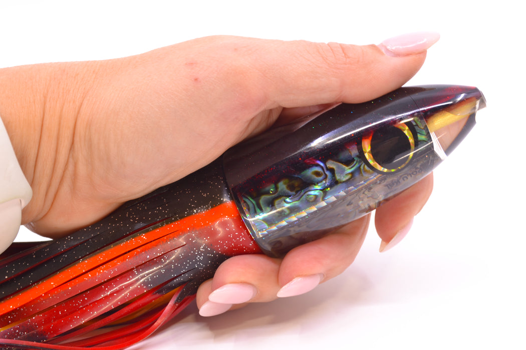 Polu Kai Paua Shell Black-Red Back Rocket Man Bullet 9"+ 11.5oz Skirted Black-Red Pre-Owned GZE