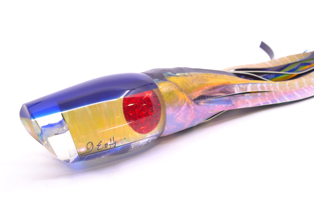 Marlin Magic Golden MOP Blue Back Red Eyes Super Digga Dog 16" 12oz ALV Yellowfin