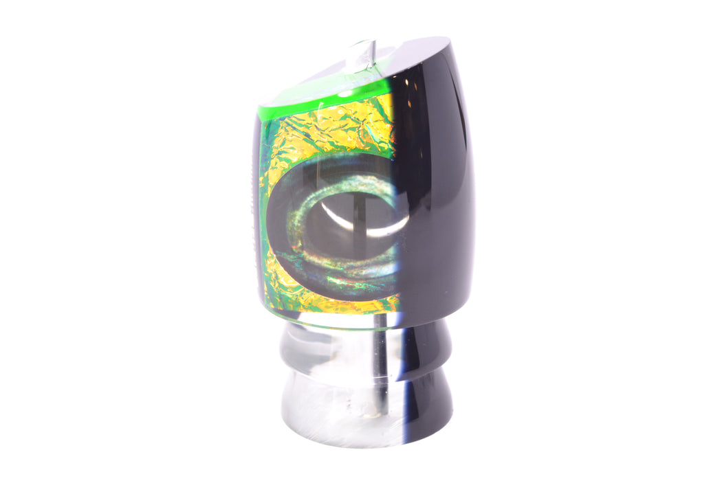Moyes Lures Green-Orange Dichro Black Back Taxi Eyes Bushmaster 12" 5.5oz