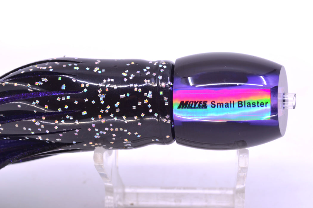 Moyes Lures Purple MOP Black Back Taxi Eyes NEW Small Blaster 9" 4.5oz Skirted Black