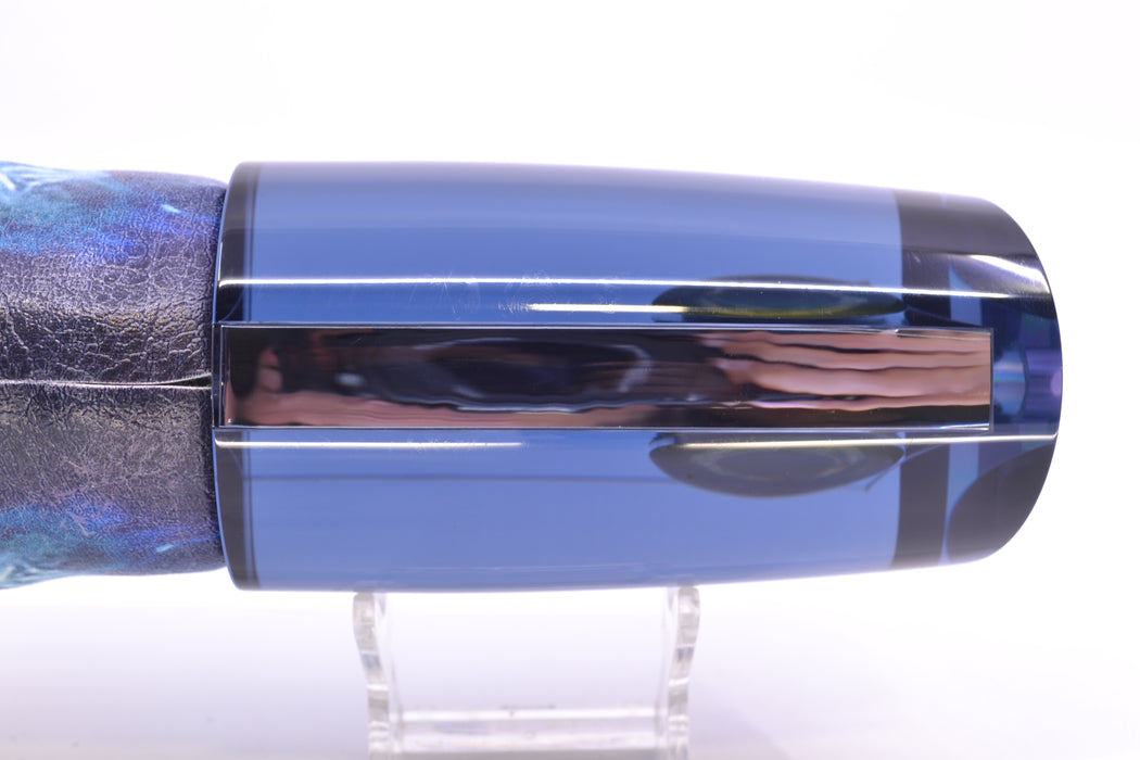 Moyes Lures Smoke Mirrored Taxi Eyes XXL B.C.K. Teaser 18oz ALV Vinyl Wahoo