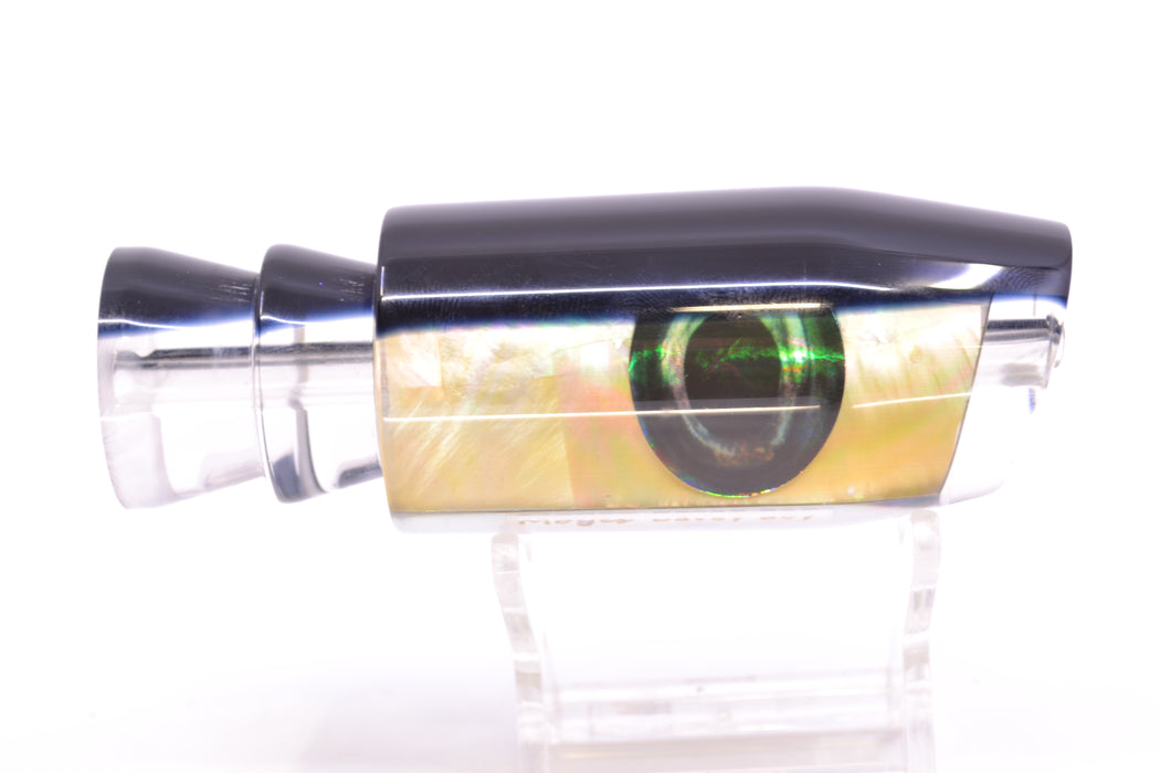 Moyes Lures Golden MOP Black Back Taxi Eyes Davey Boy 12" 5oz