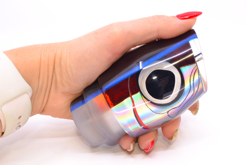 LS Lures Red Rainbow-Silver Rainbow Black-Blue Back XL Gremlin 14" 10.5oz GZE