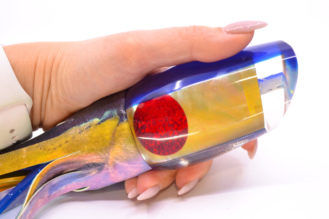 Marlin Magic Golden MOP Blue Back Red Eyes Super Digga Dog 16" 12oz ALV Yellowfin