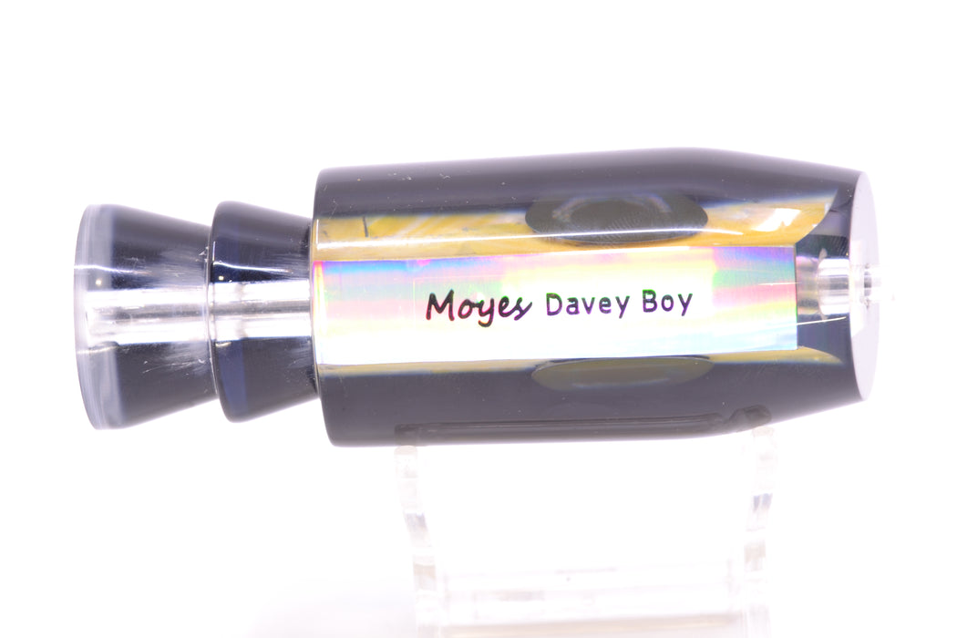 Moyes Lures Golden MOP Black Back Taxi Eyes Davey Boy 12" 5oz