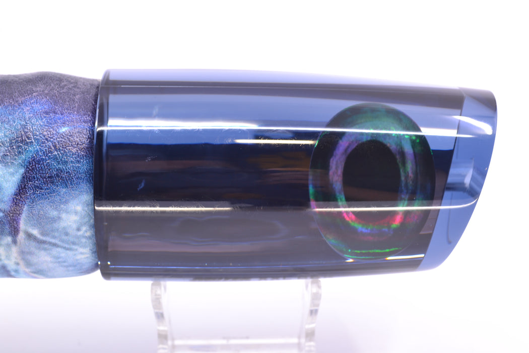 Moyes Lures Smoke Mirrored Taxi Eyes XXL B.C.K. Teaser 18oz ALV Vinyl Wahoo