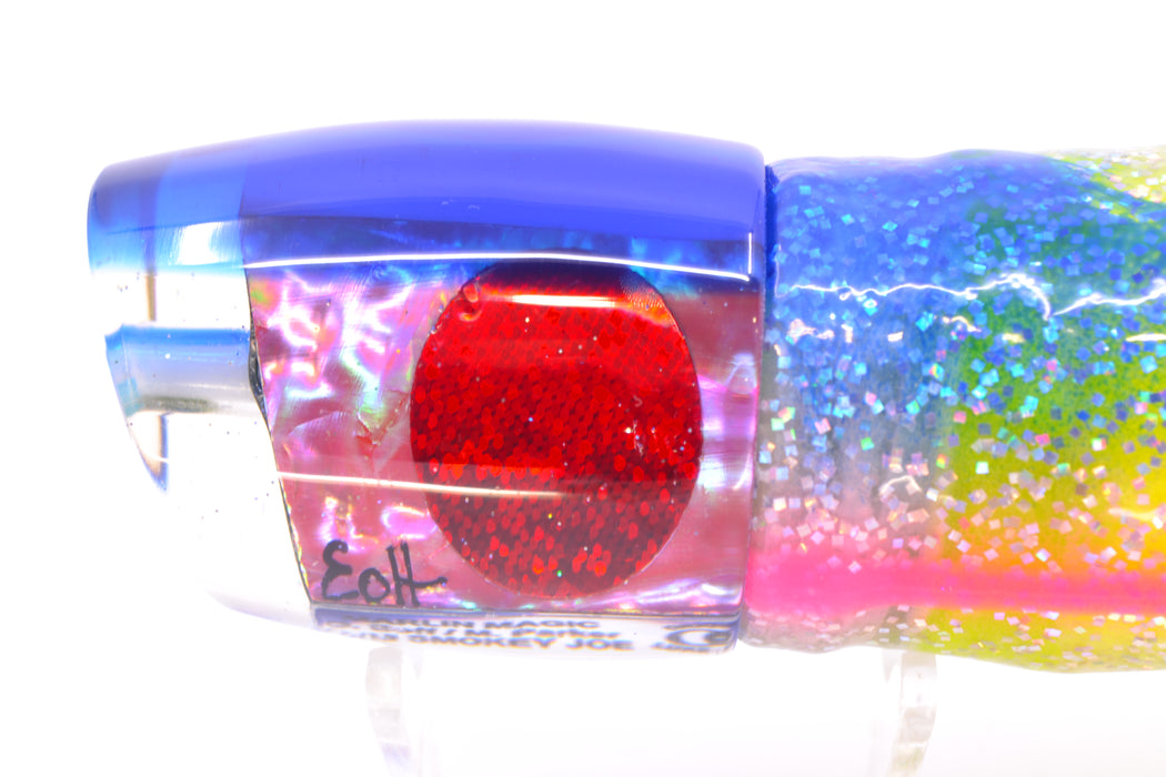 Marlin Magic Pink Awabi Blue Back Smokey Joe 12" 10.5oz Skirted Holo with Blue Bars GZE