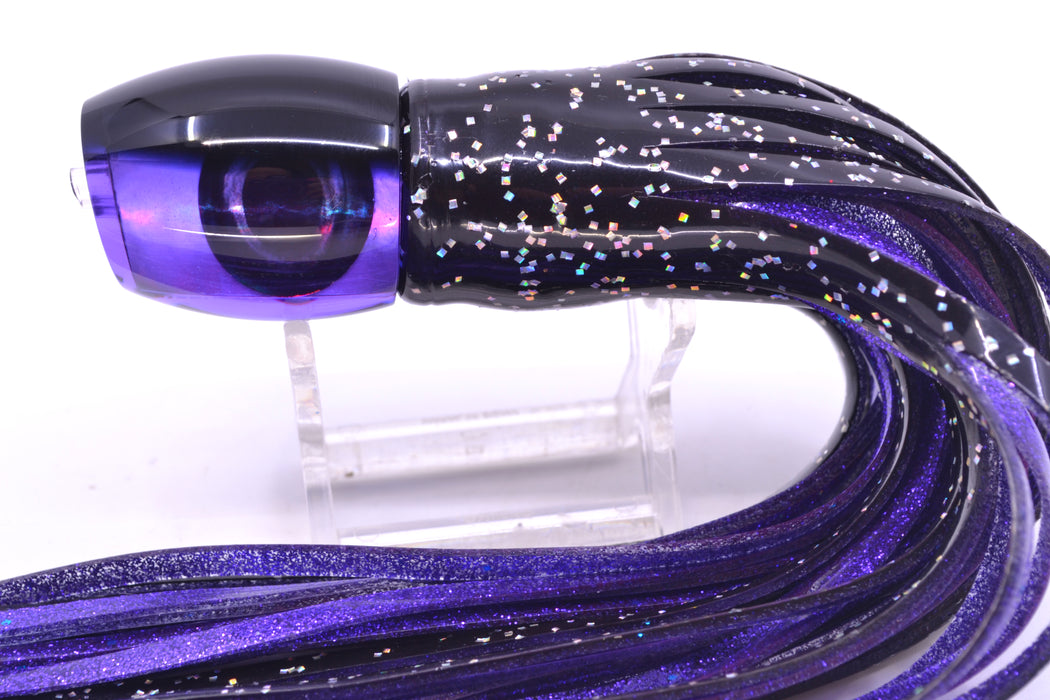 Moyes Lures Purple MOP Black Back Taxi Eyes NEW Small Blaster 9" 4.5oz Skirted Black