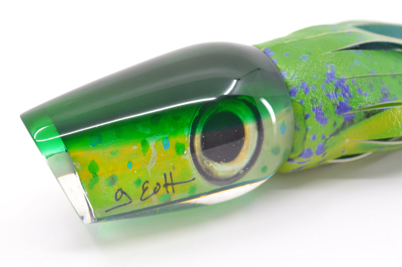 Marlin Magic Mahi Mahi MOP Green Back Taxi Eyes #2 Captain's Choice 14" 11oz ALV Mahi
