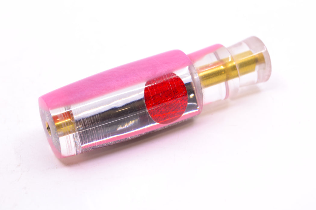 Koya Lures Clear Mirrored Pink Back Red Eyes Hard Head 5.5" 1oz