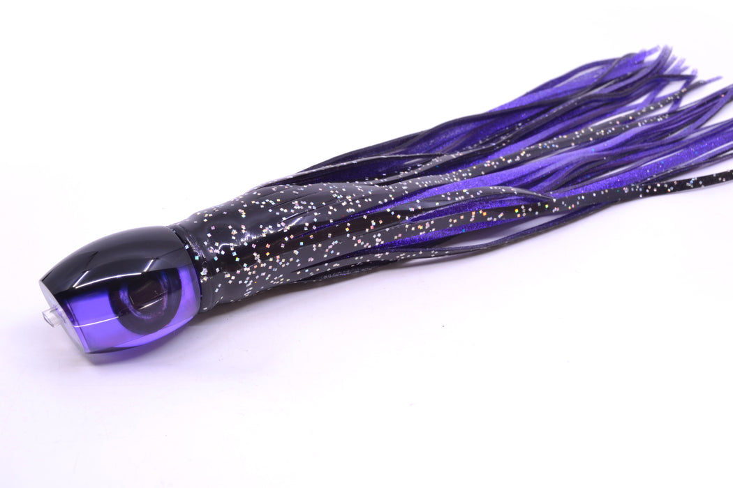 Moyes Lures Purple MOP Black Back Taxi Eyes NEW Small Blaster 9" 4.5oz Skirted Black