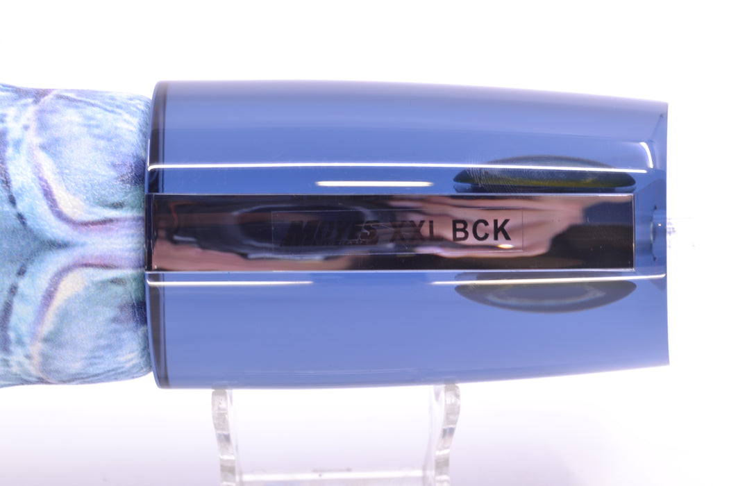 Moyes Lures Smoke Mirrored Taxi Eyes XXL B.C.K. Teaser 18oz ALV Vinyl Wahoo