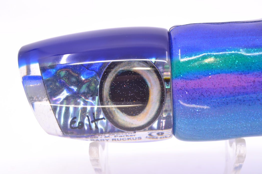 Marlin Magic Blue-Purple Abalone Blue Back Taxi Eyes Baby Ruckus 10" 5.5oz FT Vinyl Blueberry