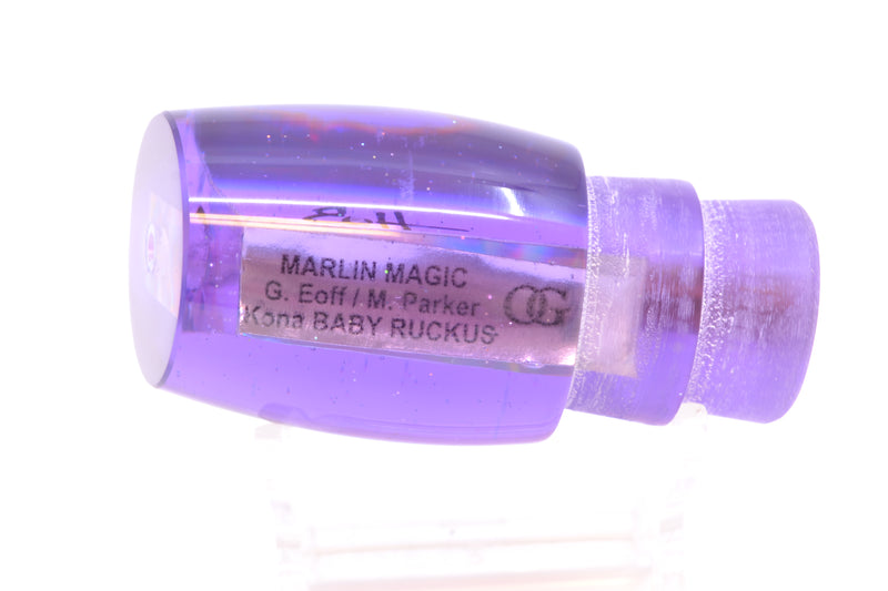 Marlin Magic Lures Purple Mirrored Baby Ruckus 10" 4oz