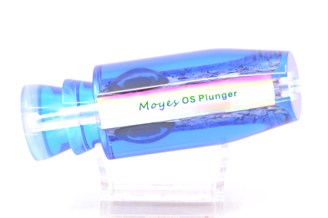 Moyes Lures S&P Blue Back Taxi Eyes O.S. Plunger 12" 4.2oz GZE
