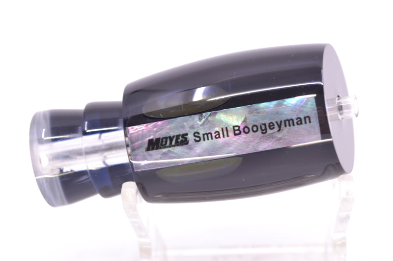 Moyes Lures Black Death Black Pearl Black Back Taxi Eyes Small Boogeyman 9" 1.5oz