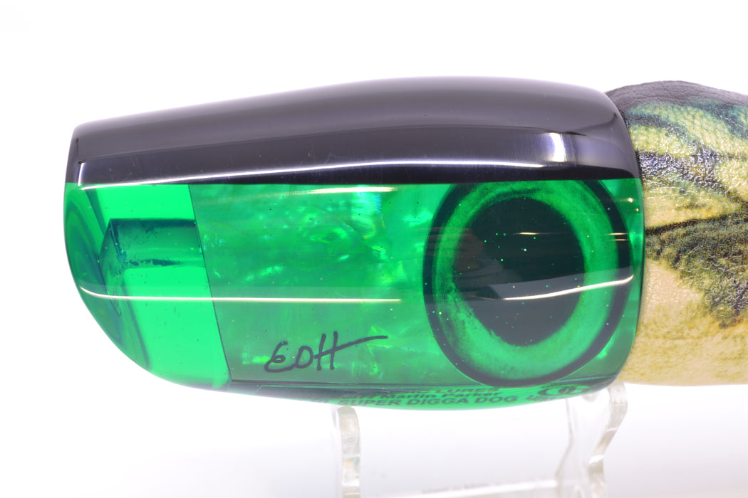 Marlin Magic Green Awabi Black Back Taxi Eyes Super Digga Dog 16" 12oz ALV Mackerel