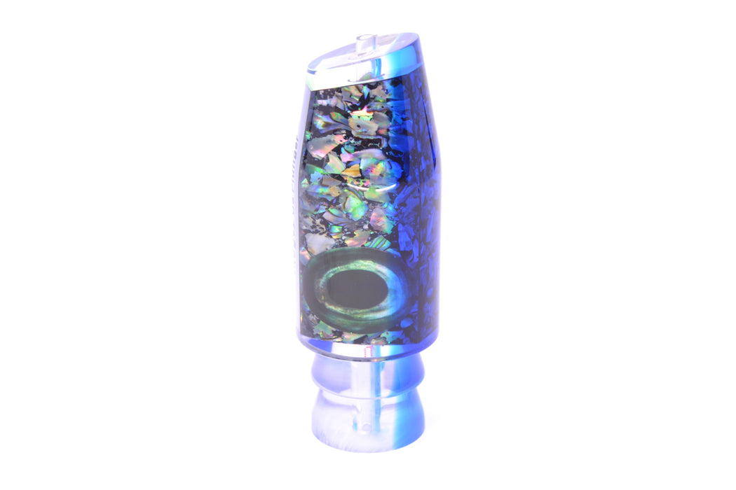 Moyes Lures S&P Blue Back Taxi Eyes O.S. Plunger 12" 4.2oz GZE