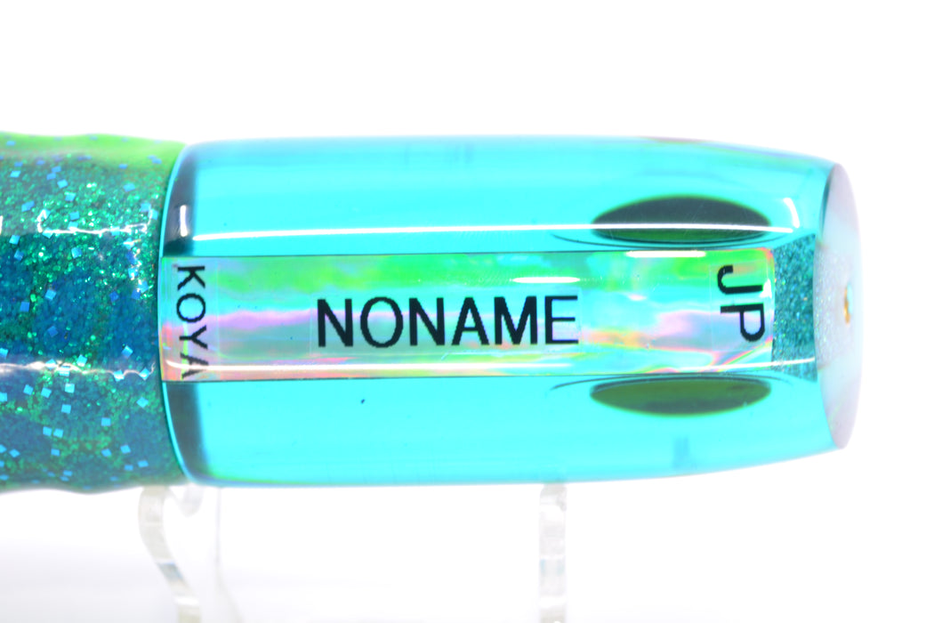 Koya Lures Turquoise Rainbow Black-Red Eyes JP Noname 12" 9.5oz Skirted Black Dots-Blue Dots GZE
