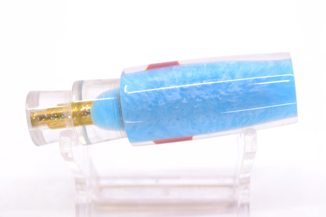 Koya Lures Clear Mirrored Ice Blue Back Red Eyes Hard Head 5.5" 1oz