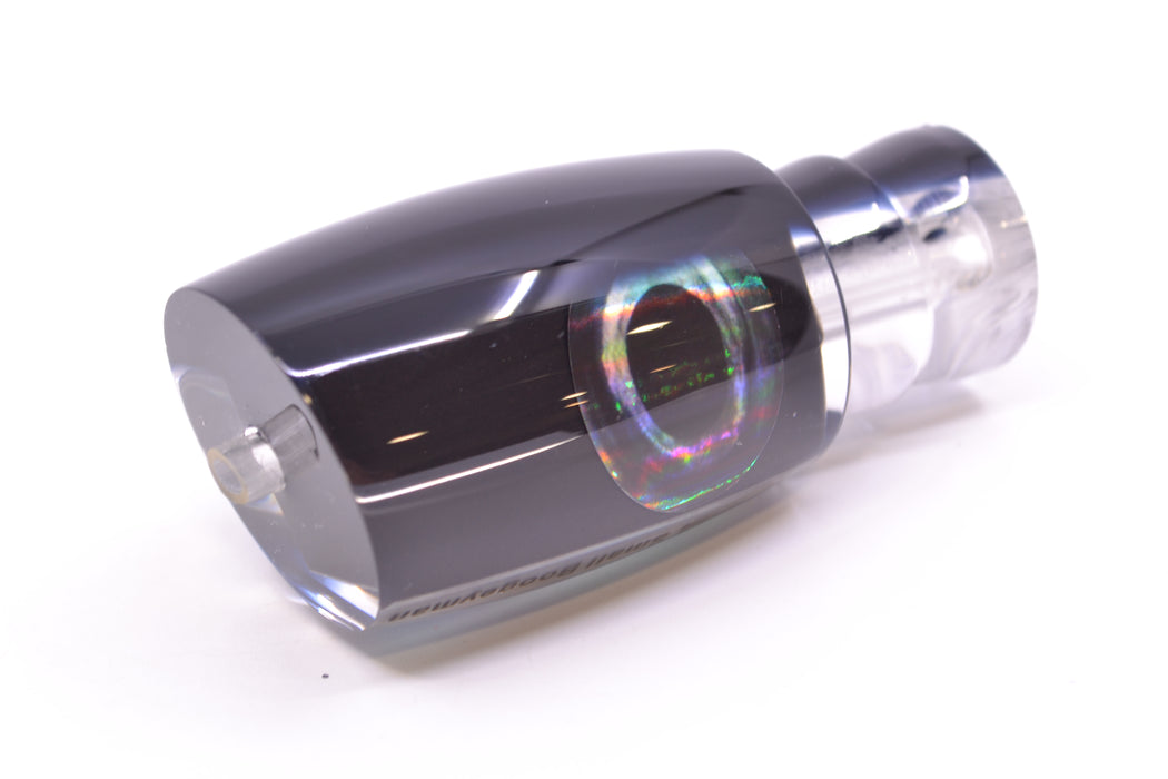 Moyes Lures Black Death Black Pearl Black Back Taxi Eyes Small Boogeyman 9" 1.5oz