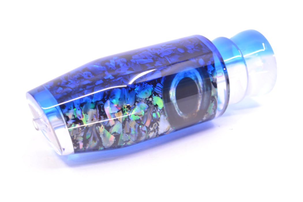 Moyes Lures S&P Blue Back Taxi Eyes O.S. Plunger 12" 4.2oz GZE