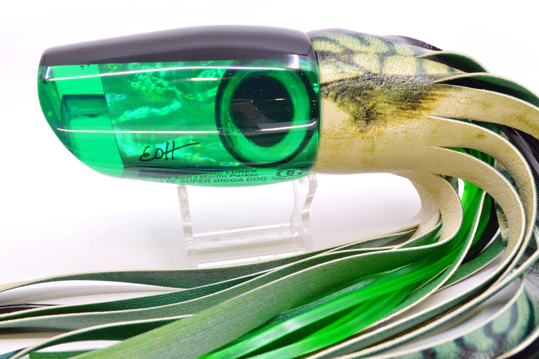Marlin Magic Green Awabi Black Back Taxi Eyes Super Digga Dog 16" 12oz ALV Mackerel