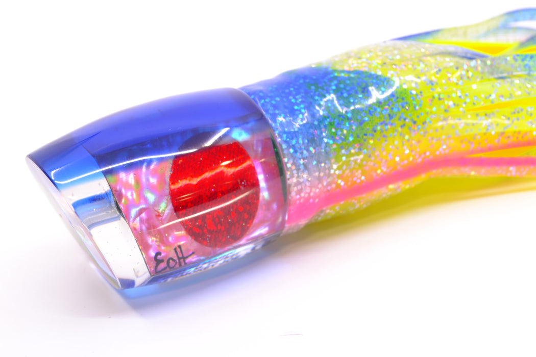 Marlin Magic Pink Awabi Blue Back Smokey Joe 12" 10.5oz Skirted Holo with Blue Bars GZE