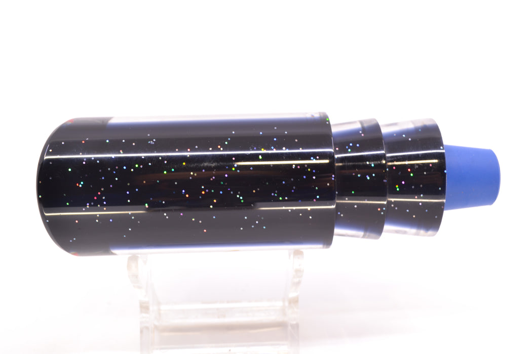 TANTRUM Lures Abalone Shell Black Back Black-Red Eyes Large Tube 12" 5.8oz *GLUE*