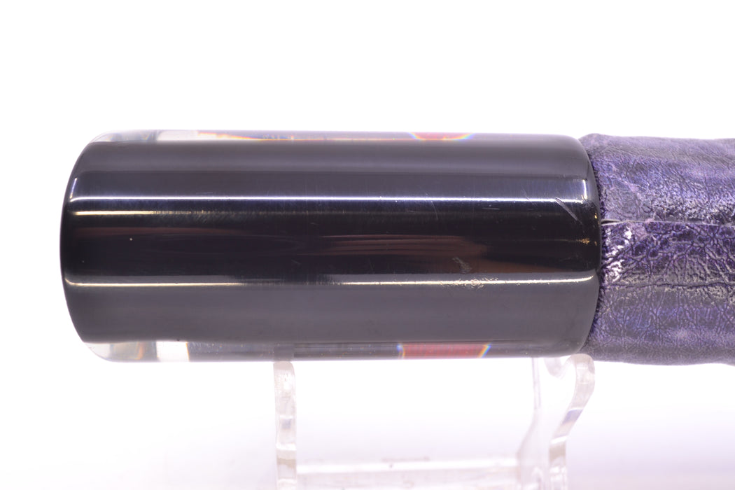 Marlin Magic Lures Purple MOP Black Back Large Tube 12" 7oz ALV Vinyl Skipjack