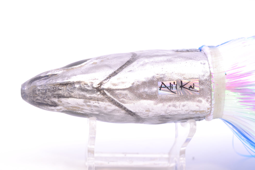 Ali'i Kai Lures Blue-Silver Malolo 12" 10oz Strobez Royal Blue-White/Ice Blue