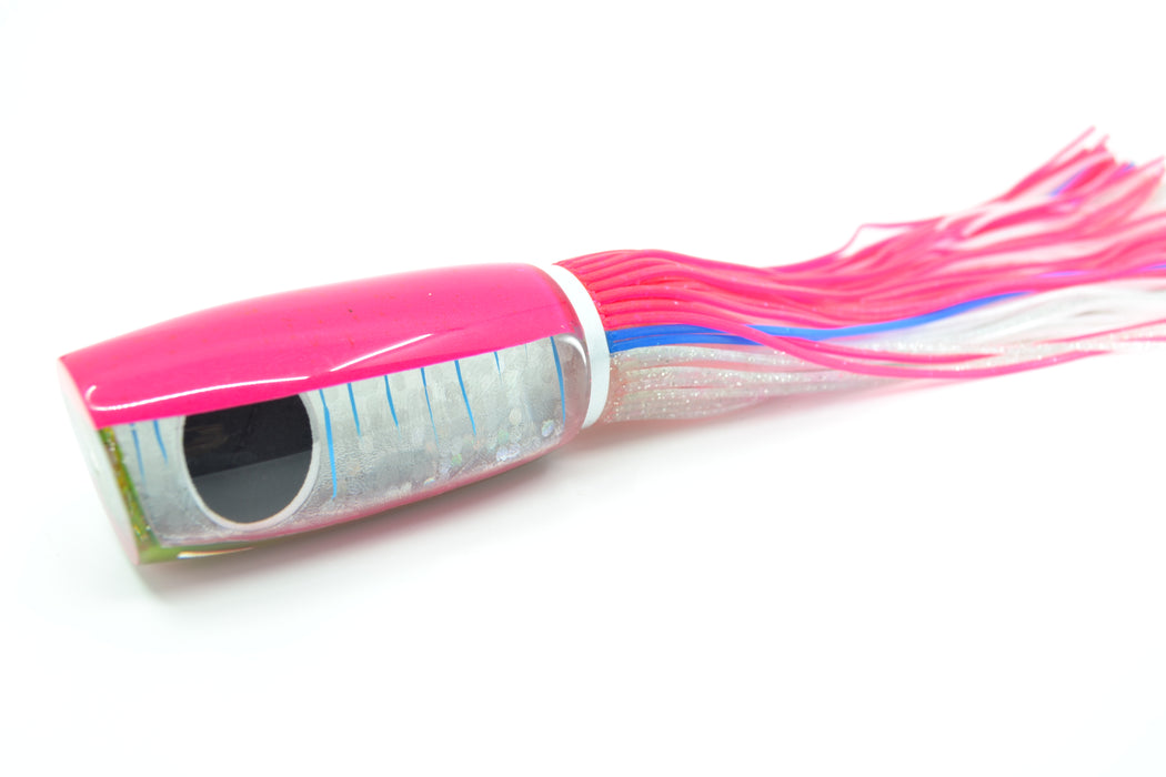 Amaral Lures Silver Rainbow-Iridescent Pearl Pink Back Mamba 15" 9oz