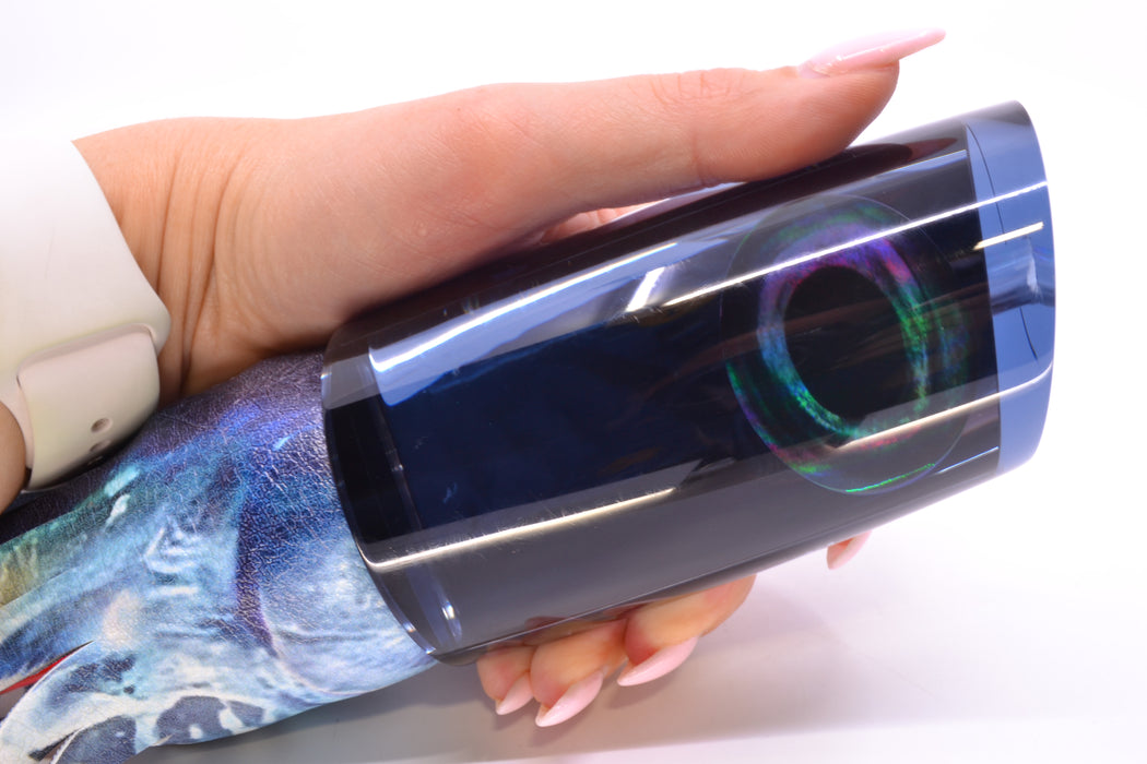 Moyes Lures Smoke Mirrored Taxi Eyes XXL B.C.K. Teaser 18oz ALV Vinyl Wahoo