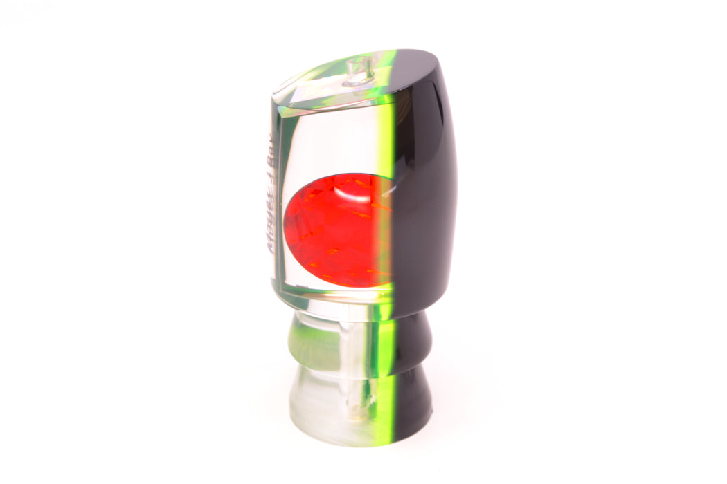 Moyes Lures Clear Mirrored Black-Green Back Red Eyes Medium J-Boy 12" 4oz