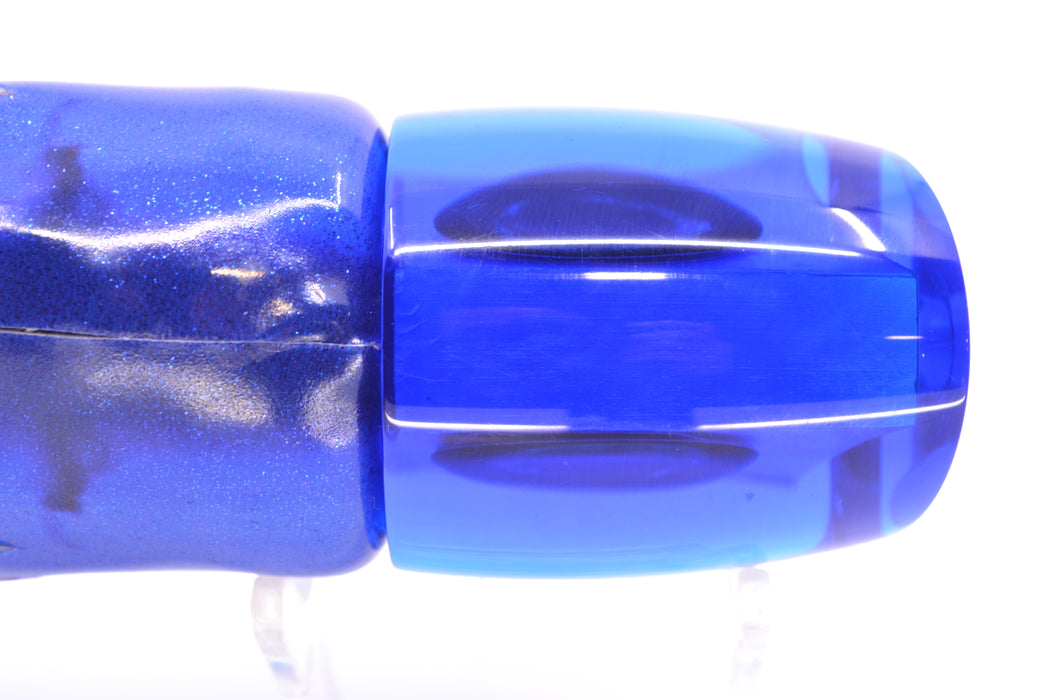 Moyes Lures Ice Blue MOP Blue Back Taxi Eyes Bushmaster 12" 7.5oz FT Vinyl Blue Dream