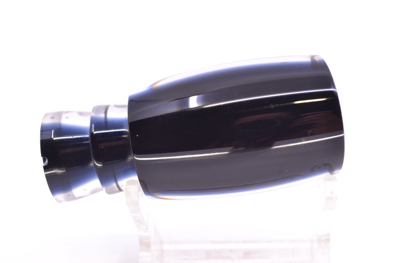 Moyes Lures Clear Mirrored Black Back Red Eyes Small Boogeyman 9" 1.5oz