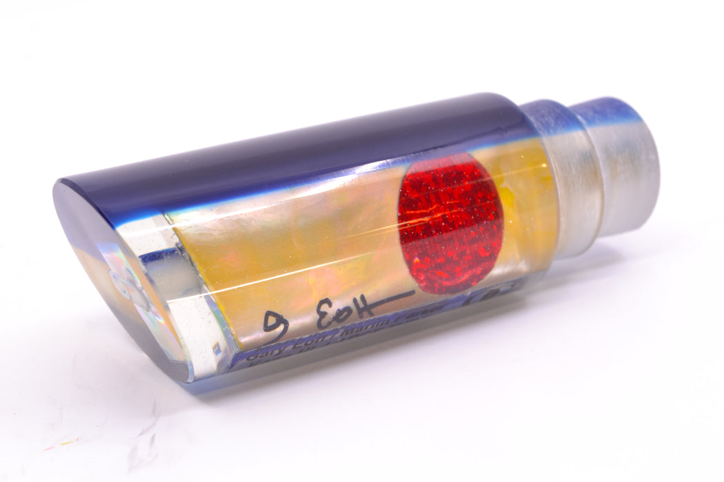 Marlin Magic Lures Golden MOP Blue Back Red Eyes Large Tube 12" 5.5oz