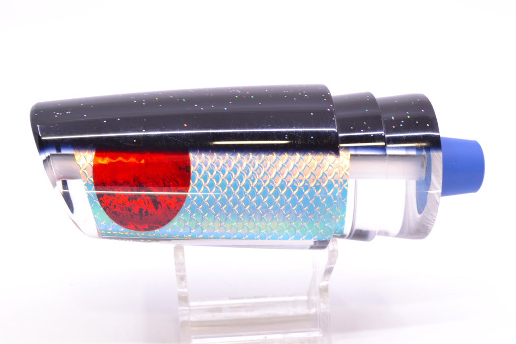 TANTRUM Lures Ice Rainbow Scale Black Back Red Eyes XL Kaboom 14" 8.9oz GZE