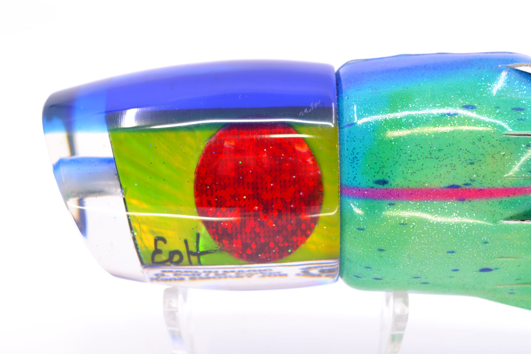 Marlin Magic Green MOP Blue Back Red Eyes Smokey Joe 12" 8.5oz FT Vinyl Mad Mahi GZE