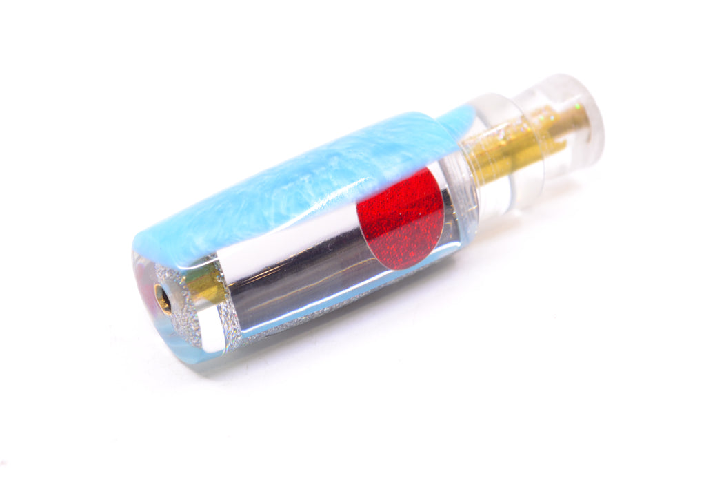 Koya Lures Clear Mirrored Ice Blue Back Red Eyes Hard Head 5.5" 1oz