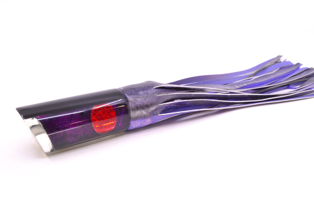 Marlin Magic Lures Purple MOP Black Back Large Tube 12" 7oz ALV Vinyl Skipjack