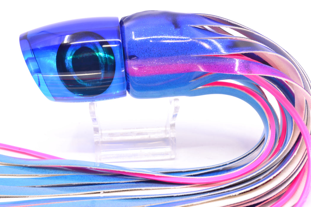 Moyes Lures Ice Blue MOP Blue Back Taxi Eyes Bushmaster 12" 7.5oz FT Vinyl Blue Dream