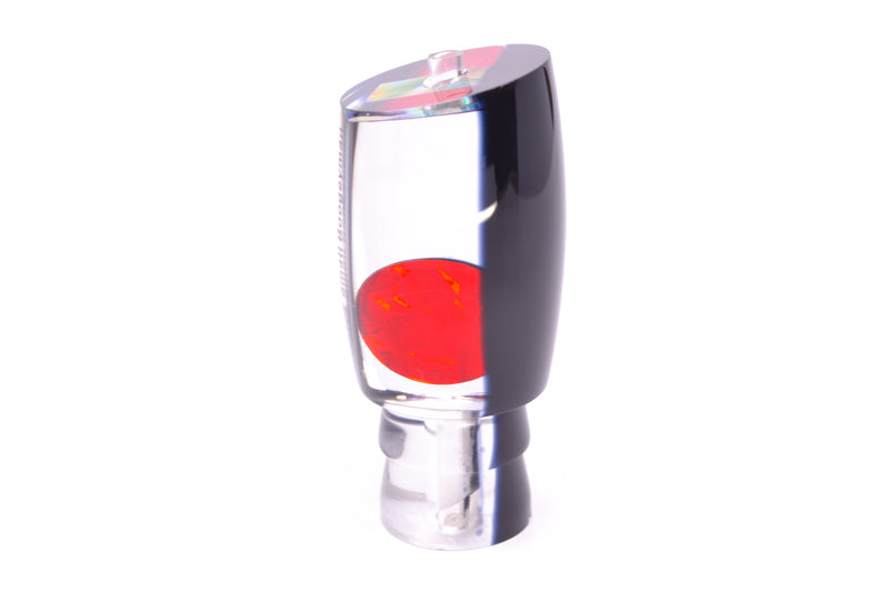 Moyes Lures Clear Mirrored Black Back Red Eyes Small Boogeyman 9" 1.5oz