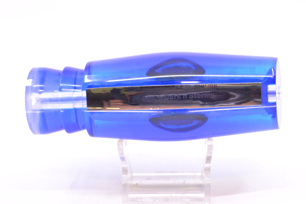 Moyes Lures Blue-Pink Dichro Blue Back Taxi Eyes Large Dark-N-Stormy 14" 8.6oz