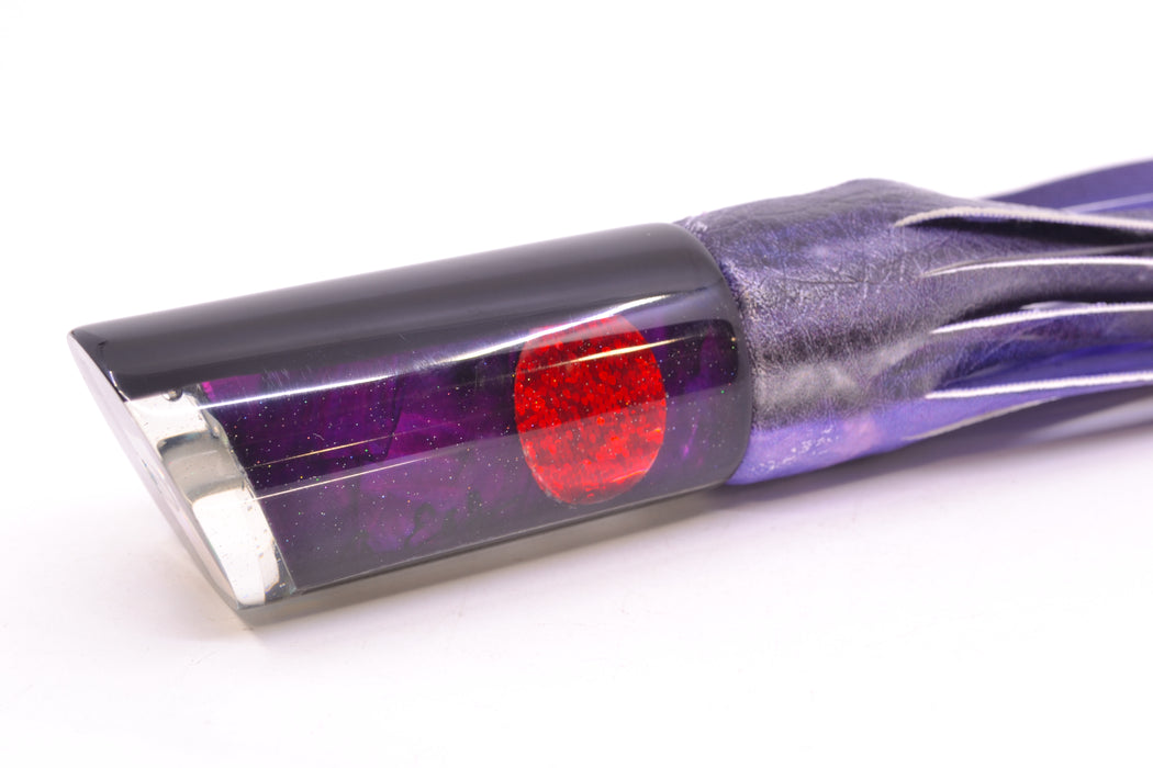 Marlin Magic Lures Purple MOP Black Back Large Tube 12" 7oz ALV Vinyl Skipjack