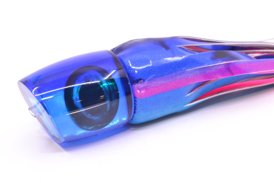 Moyes Lures Ice Blue MOP Blue Back Taxi Eyes Bushmaster 12" 7.5oz FT Vinyl Blue Dream