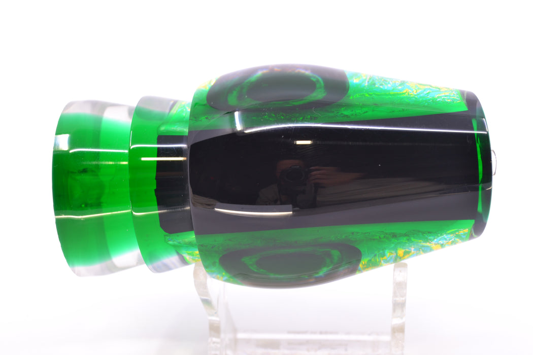 Moyes Lures Green Dichro Green Back Taxi Eyes Large Sumo 14" 8oz GZE