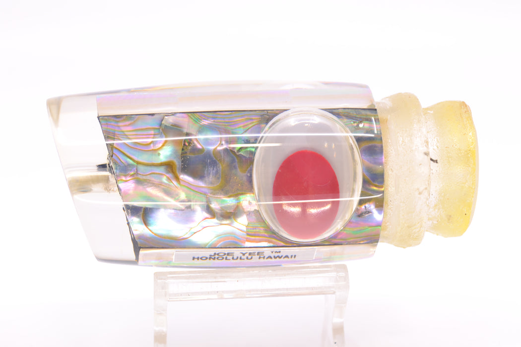 Joe Yee Paua Shell Red Teddy Bear Eyes 501 12" 5oz