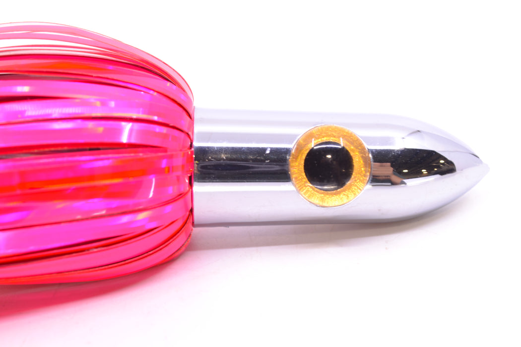 Iland Lures Pink Mylar Hair Chrome Head "Hawaiian Eye" Ilander 8.5" 2.5oz IL400M-PK
